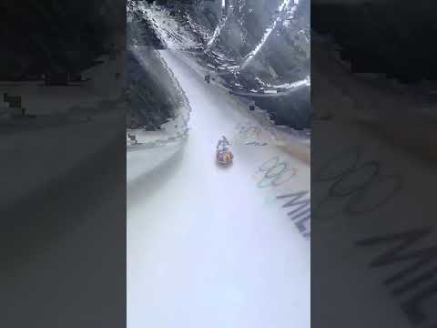 POV: You're on the Olympic luge course 🛷