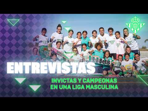 INVICTAS Y CAMPEONAS en una liga masculina 🏆💚 | ENTREVISTAS | FÉMINAS