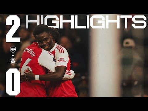 HIGHLIGHTS | Merino and Saka seal the win! | Arsenal vs Brentford (2-0) | Premier League