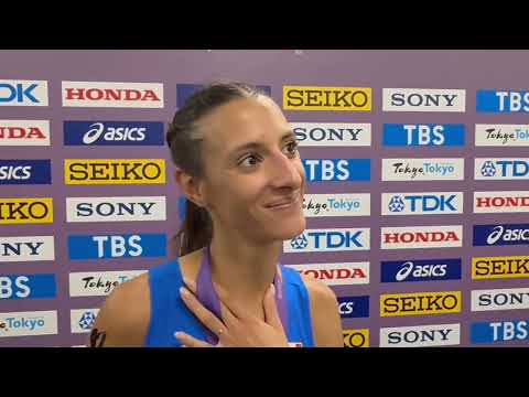 Nadia Batocletti after silver in 10k at World Athletics Championships 