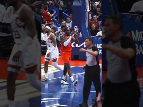 Hanging tough 😤 #okcthunder