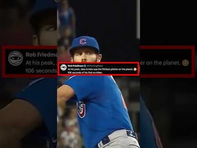 At his peak, Jake Arrieta was the filthiest pitcher on the planet. A minute of his first no-hitter