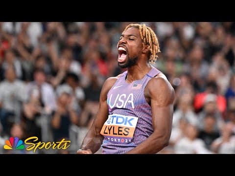 Noah Lyles runs FASTEST SEMIFINAL IN HISTORY with astounding 19.51 to reach 200m final | NBC Sports