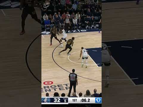 🤯 12 with the rebound and assist ON THE GROUND. #cavs #cleveland #nba