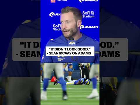 Sean McVay commented on Davante Adams’ hamstring injury