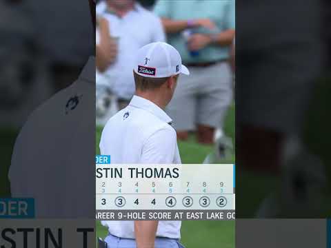 Justin Thomas with a CLEAN putt 🔥