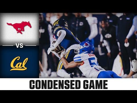 SMU vs Cal Condensed Game | 2025 ACC Football
