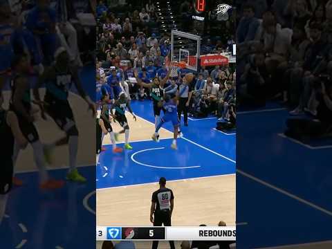 Earning it up and down the court 😤 #okcthunder