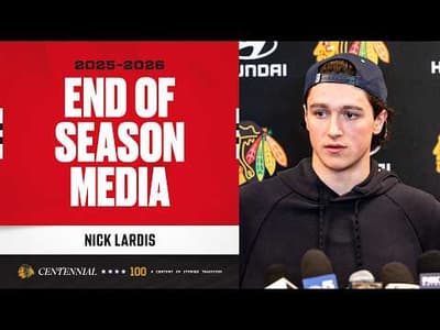 Nick Lardis END OF SEASON media | Chicago Blackhawks