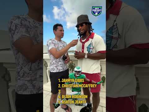 Todd Gurley blind ranks some top NFL running backs 👀