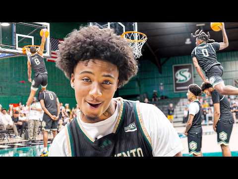 Mikey Williams Mic’d Up At His New College!