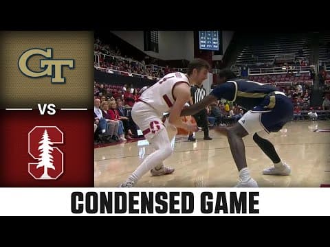 Georgia Tech vs. Stanford Condensed Game | 2025-26 ACC Men's Basketball