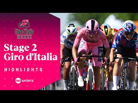 TOO GOOD 🔥 | 2026 Giro d'Italia Women Stage 2 Race Highlights | TNT Sports Cycling