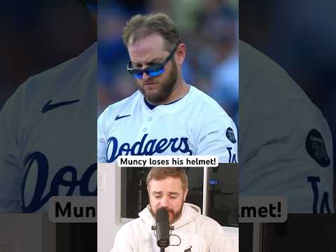 Jacob Misiorowski's slider made Max Muncy's helmet fall off