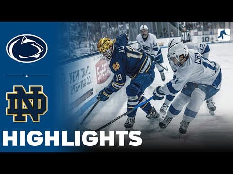Penn State vs Notre Dame | NCAA College Hockey | Highlights - January 17, 2026