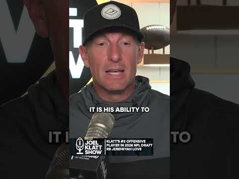 How Jeremiyah Love can threaten defenses as Joel Klatt's No. 2 offensive player in the NFL Draft 🙌