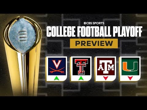 College Football Playoff Rankings PREVIEW: Will the ACC Be Left Out? Bubble Teams With the Best Odds