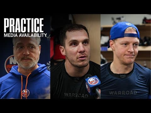 New York Islanders Practice Availability | (11/12/25)