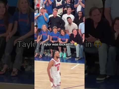 Taylor Swift was locked in 🔒