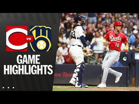 Reds vs. Brewers Game Highlights (9/27/25) | MLB Highlights