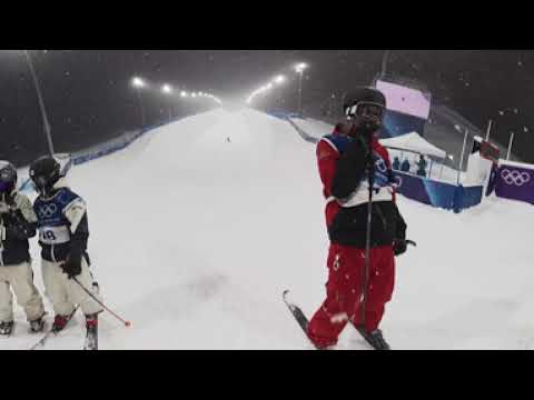 360VR: Feel the rush of freestyle skiing halfpipe at the Winter Olympics | NBC Sports