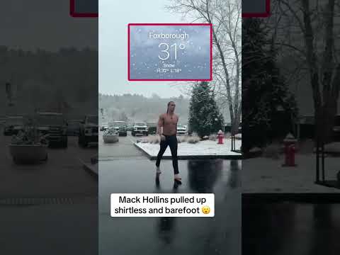 Mack Hollins is not afraid of the snow 😯 (via @NFL/TT)