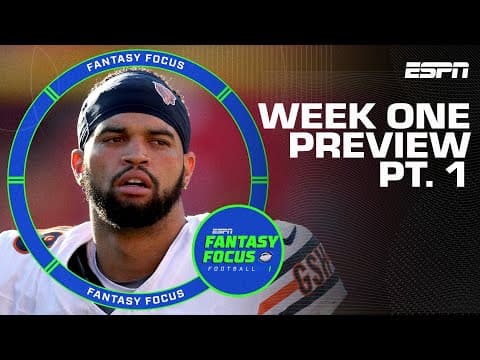 The BEST Starts for Week 1 | Fantasy Focus 🏈