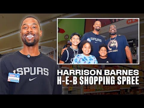 Harrison & Brittany Barnes Surprise H-E-B Shoppers by Paying for Their Groceries