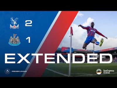 MATETA BACK WITH A BOOM 💥✅ Extended Highlights: Crystal Palace 2-1 Newcastle | Premier League