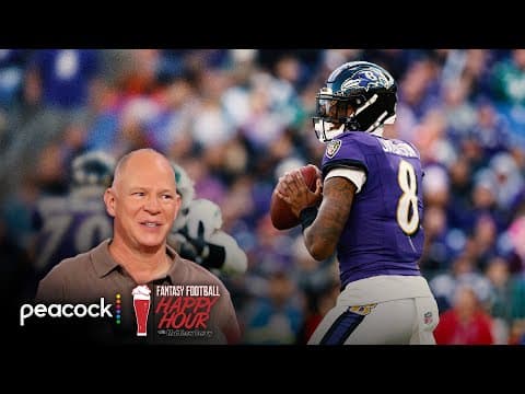 Lamar Jackson 'does not look 100 percent' for Ravens | Fantasy Football Happy Hour | NFL on NBC