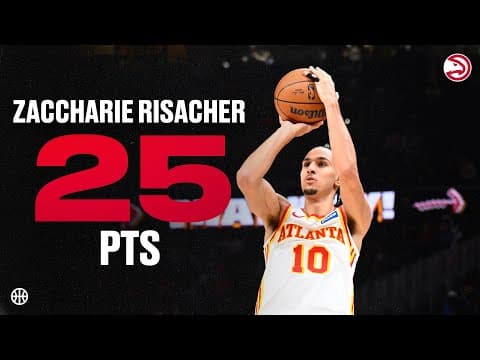 Zaccharie Risacher drops 25 points with 7 threes in Hawks Win over Pelicans