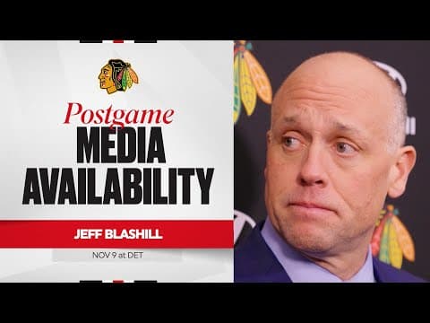 "We're not perfect, but I like our compete." | Jeff Blashill Postgame 11.9.25