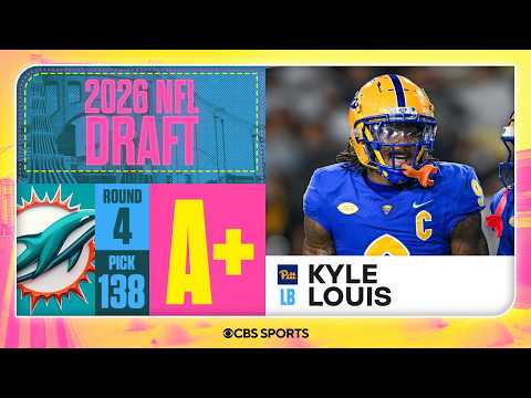 Dolphins select Kyle Louis in Fourth Round | 2026 NFL Draft Grades & Reaction