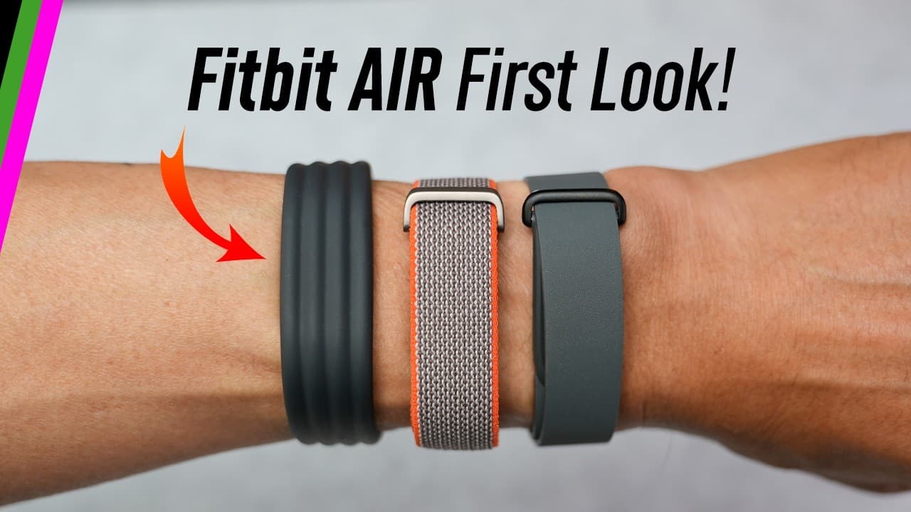 Fitbit Air First Look! Stephen Curry, Elevated Band, and Active Band