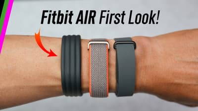 Fitbit Air First Look! Stephen Curry, Elevated Band, and Active Band