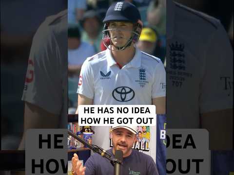 Harry Brook has no clue how he got out in the ashes, a breakdown #cricket #england #australia