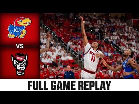 Kansas vs. NC State Full Game Replay | 2025-26 ACC Men's Basketball