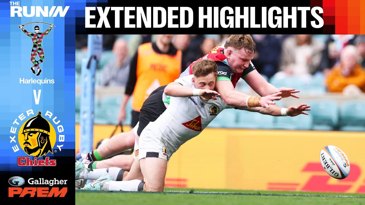 Harlequins v Exeter Chiefs | EXTENDED HIGHLIGHTS | Gallagher PREM 25/26 | Round 16