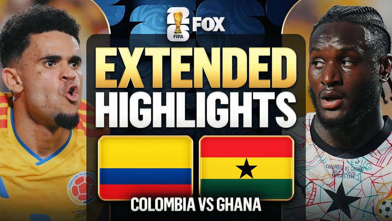Colombia vs Ghana Highlights 🌎🏆 2026 FIFA World Cup™ | Round of 32