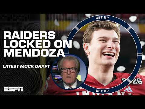 Mel Kiper Jr. calls Fernando Mendoza 'A LOCK' for the Raiders' No. 1 pick 🔒 | Get Up