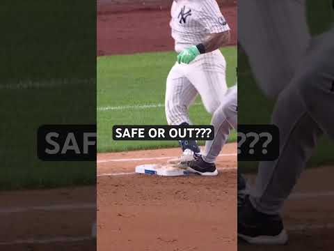 As close as it gets at first base!! 😮