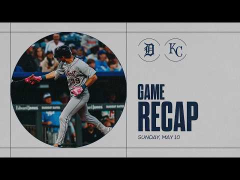 Game Highlights: Gage Workman Hits First Career Home Run to Spark Tigers Win vs. Royals | 5/10/26