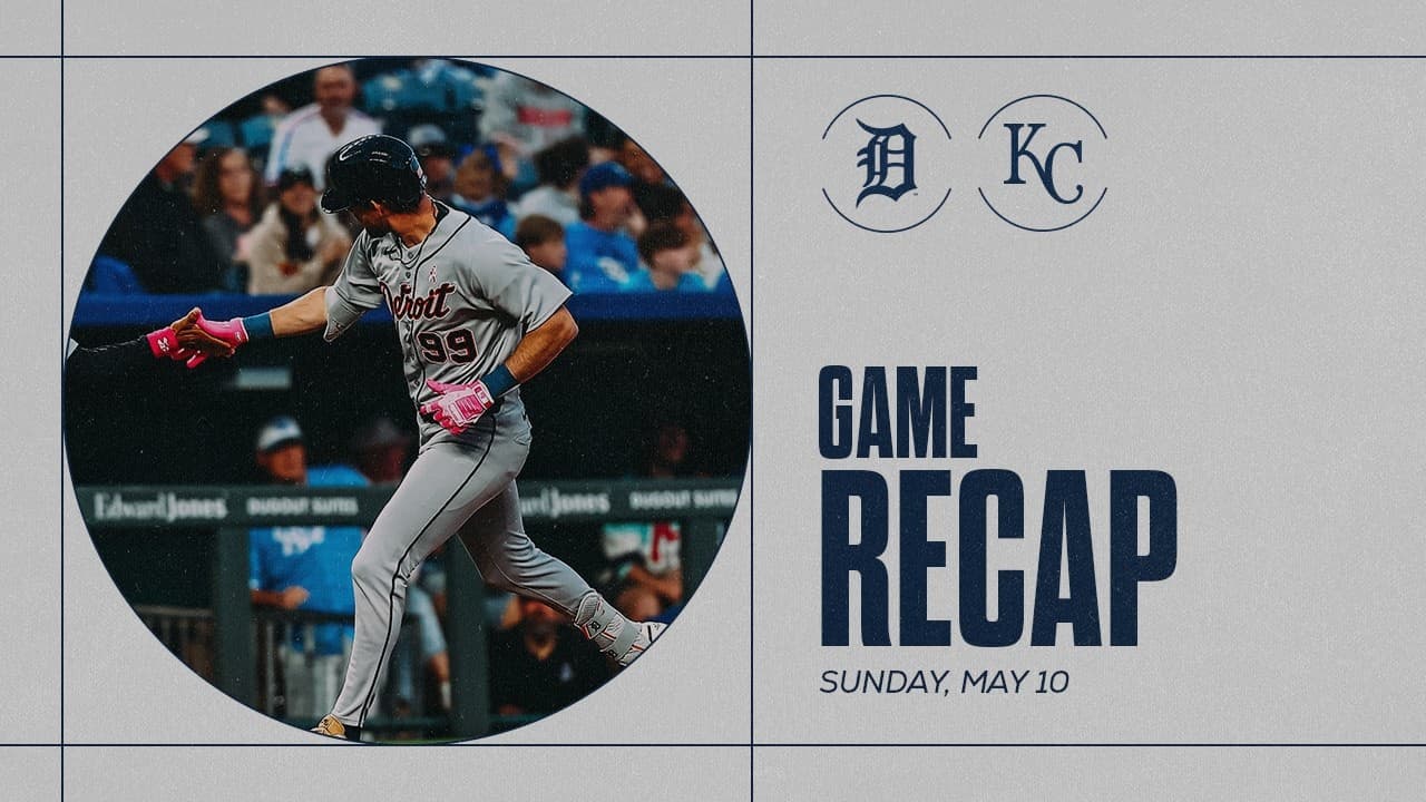 Game Highlights: Gage Workman Hits First Career Home Run to Spark Tigers Win vs. Royals | 5/10/26
