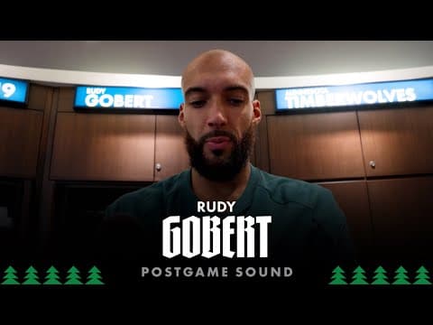 “[Jaylen] Is A Dawg.” | Rudy Gobert Postgame Sound | 11.19.25