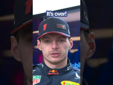 ‼️ Verstappen thinks F1 title is LOST