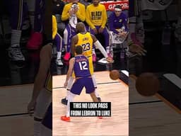 Behind the back. No look. Bucket. #LeBron #Lakers