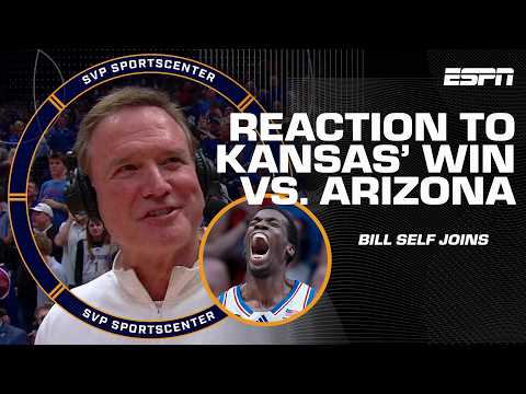 Arizona vs. Kansas REACTION 🍿 Jayhawks hand Wildcats their first loss of the season 👀 | SC with SVP
