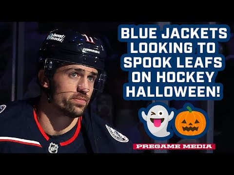 Blue Jackets Looking to SPOOK Maple Leafs on HOCKEY HALLOWEEN! 👻 | Pregame Media