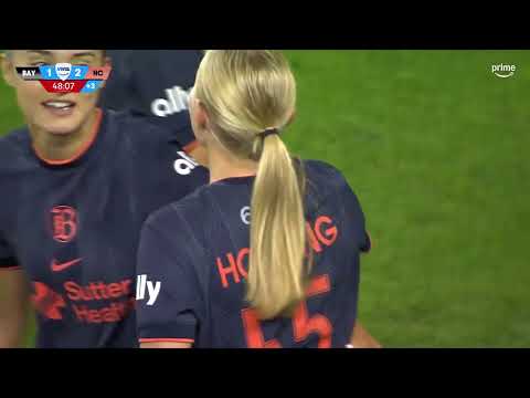 Bay FC Goal by Hocking against North Carolina Courage