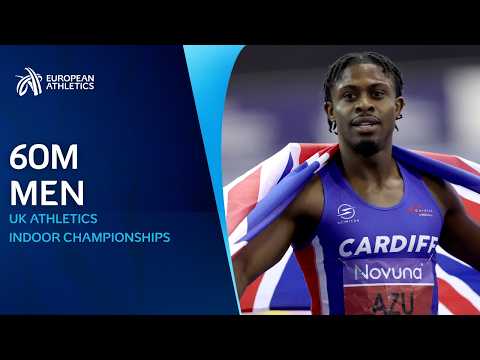 Azu Shines In Birmingham 🙌  Men's 60m Race Replay | UK Athletics Indoor Championships